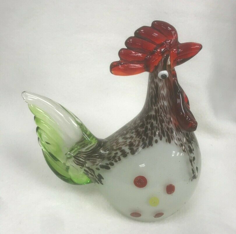 Vintage Murano Style Glass Roosters - Image 6 of 10