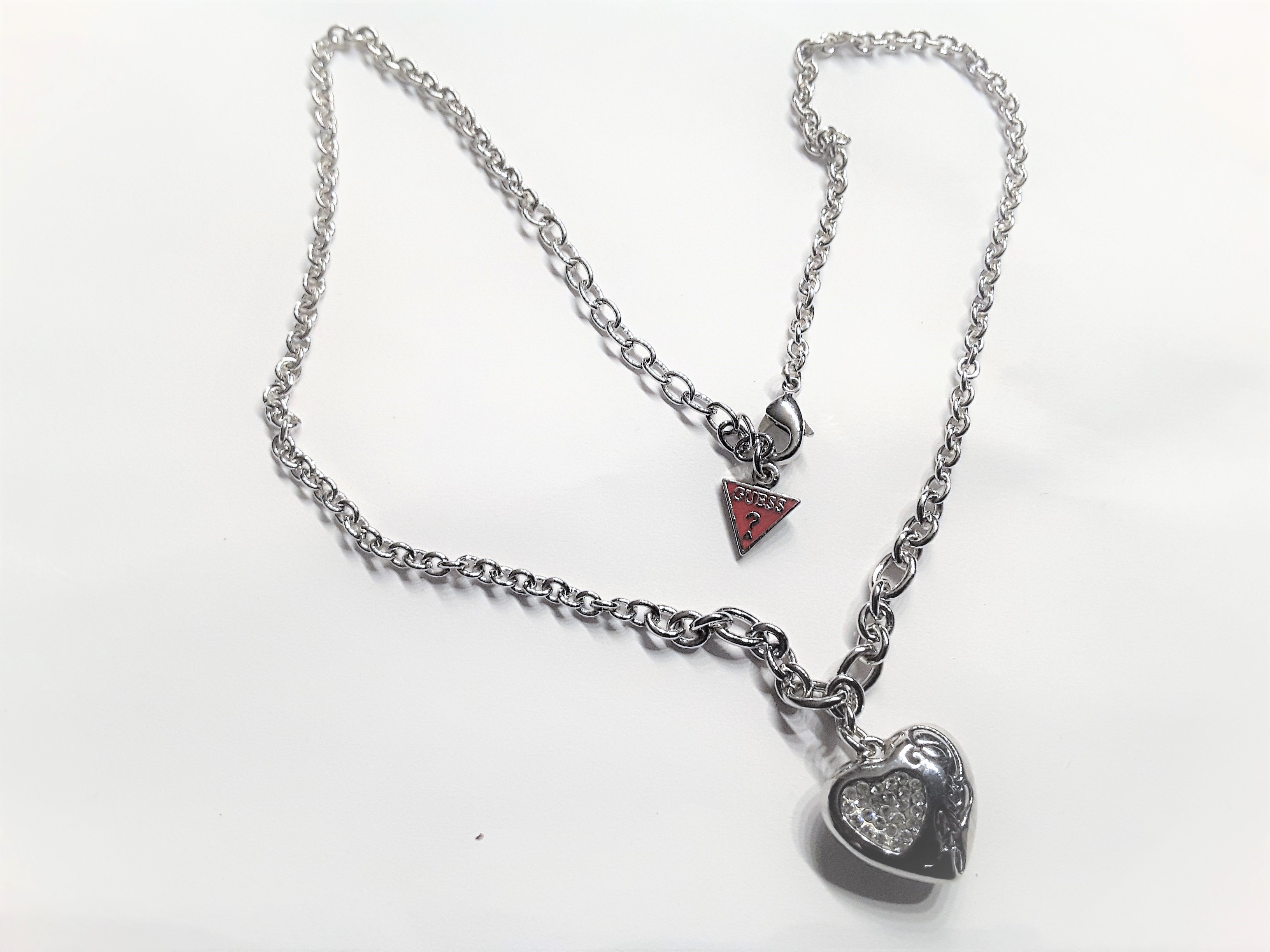 Guess Concave Heart Necklace - Image 4 of 4