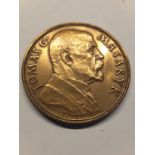 A 1935 Tomas G Masaryk Bronze Medal