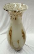 Very Large Stunning Design Murano Style Glass Vase