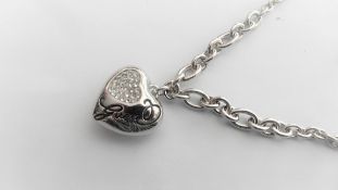 Guess Concave Heart Necklace