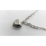 Guess Concave Heart Necklace