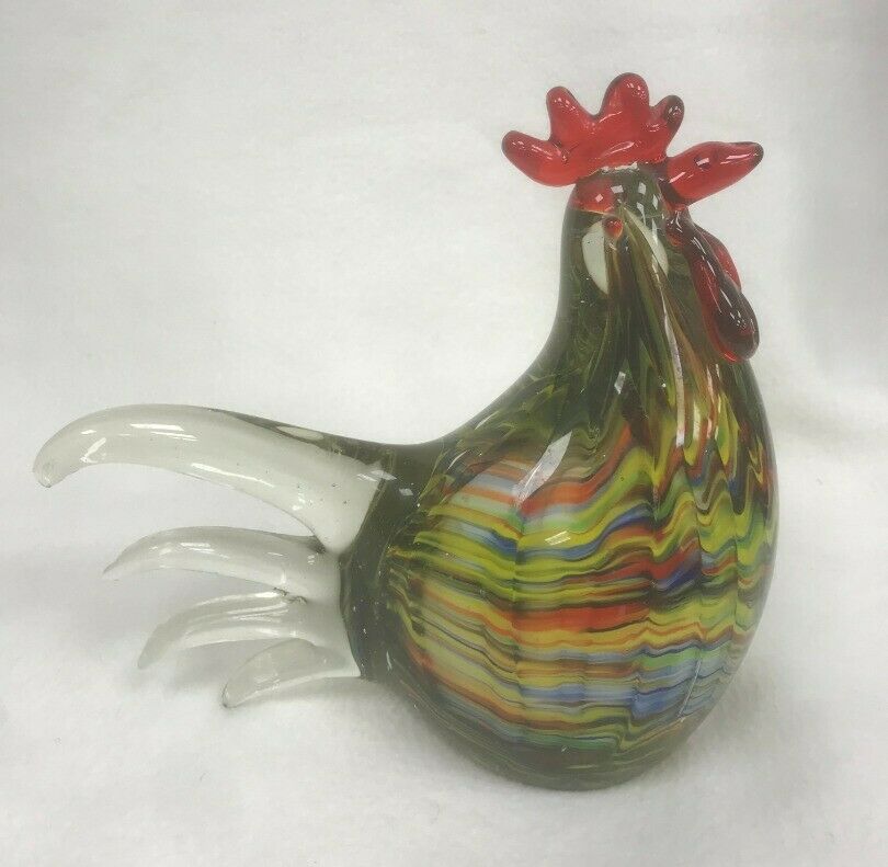 Vintage Murano Style Glass Roosters - Image 2 of 10