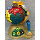 Vtech Fly & Learn Interactive Talking Geography Globe World Atlas.