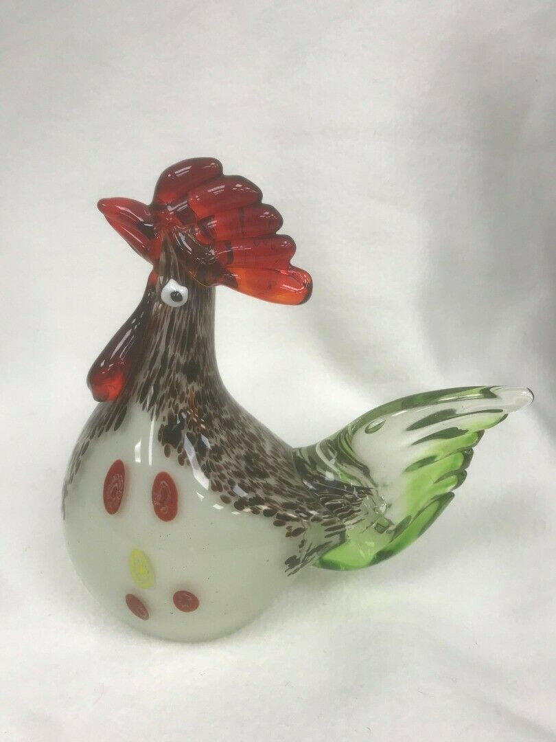 Vintage Murano Style Glass Roosters - Image 7 of 10