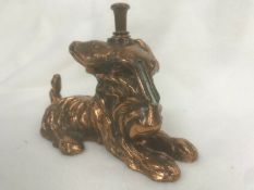 Rare Vintage Ronson Copper Novelty Table Pipe Lighter Circa 1935