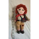 Vintage Oiriginal Jim Rag Doll From Rosie & Jim