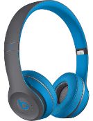 RRP £189.99 Beats By Dre Solo2WIRELESS On-Ear Headphones -BLUE AND GREY