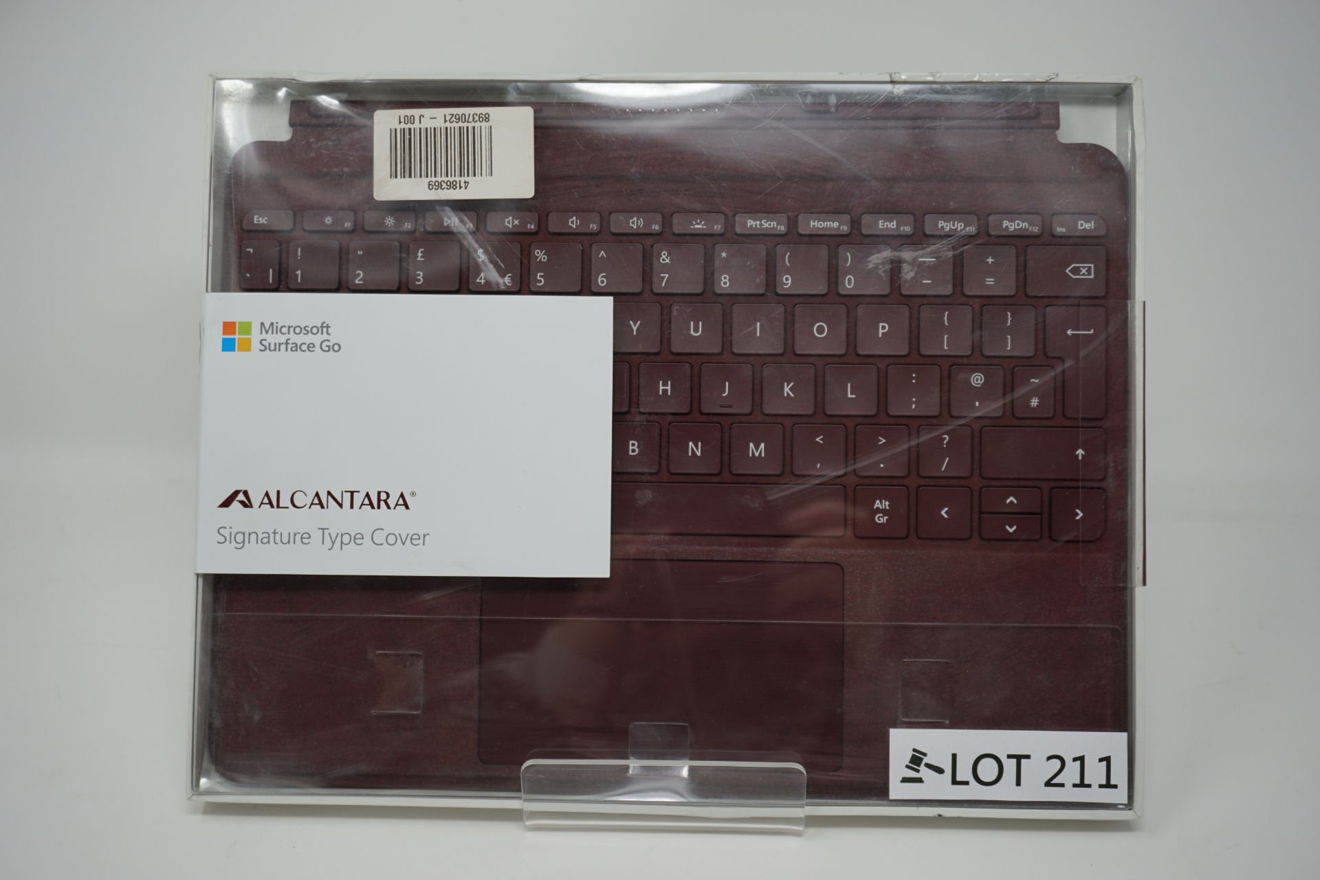 RRP £159.99 Microsoft Surface Pro Signature Type Cover - Burgundy