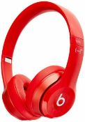 RRP £159.99 Beats By Dre Solo2 On-Ear Headphones -RED