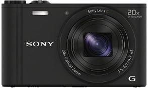 RRP £259.99 Sony DSCWX350 Digital Compact Camera with Wi-Fi and NFC (18.2 MP, 20x Optical Zoom)