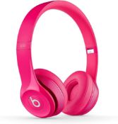 RRP £159.99 Beats By Dre Solo2 On-Ear Headphones -PINK