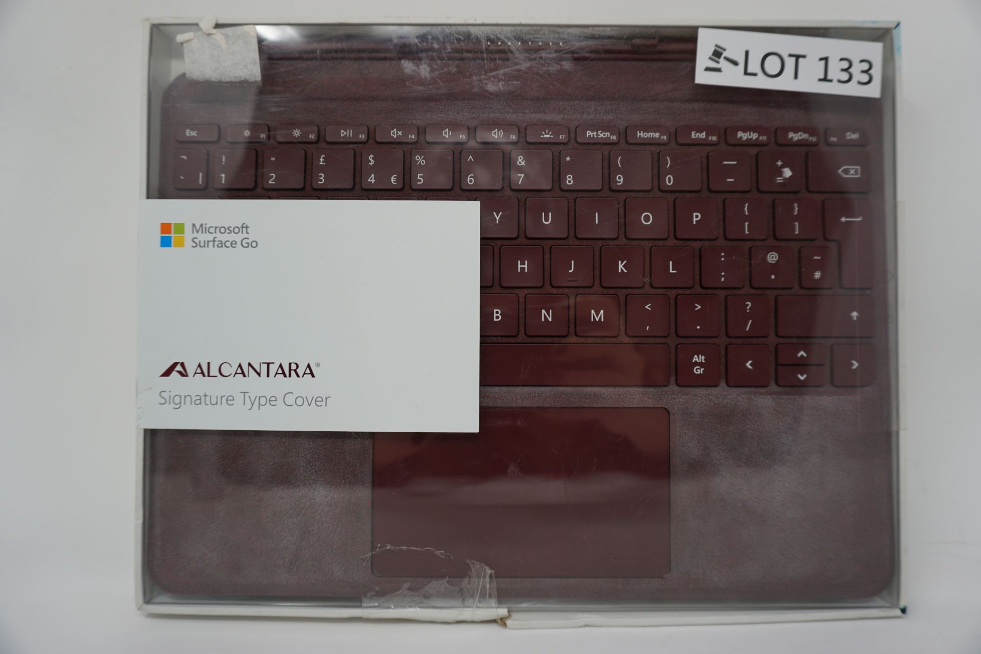 RRP £159.99 Microsoft Surface Pro Signature Type Cover - Burgundy