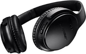 RRP £329.99 Bose QuietComfort 35 (Series I) Wireless Headphones, Noise Cancelling - Black