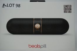 RRP £169.99 BEATS BY DR DRE PILL PORTABLE WIRELESS SPEAKER-LIMITED EDITION ROSE GOLD