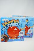 RRP £24.99 BUNDLE OF 2 Toys: Hasbro Gaming Blowfish Blowup Game x2