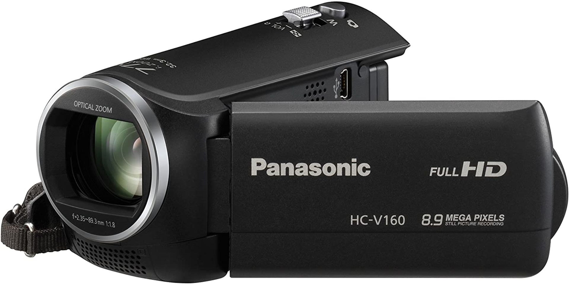 RRP £249.99 Panasonic HC-V160EB-K Full HD Camcorder with Creative Control - Image 2 of 2