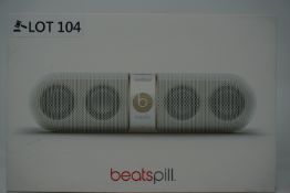 RRP £169.99 BEATS BY DR DRE PILL PORTABLE WIRELESS SPEAKER -GOLD