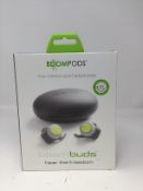 RRP £99.99 BOOMPODS BOOMBUDS TRUE WIRELESS EARBUDS