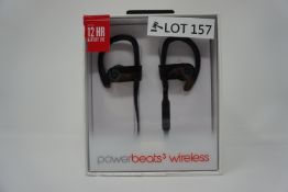 RRP £129.99 BEATS BY DR DRE POWERBEATS 3 WIRELESS EARPHONES -BLACK