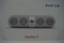 RRP £169.99 BEATS BY DR DRE PILL PORTABLE WIRELESS SPEAKER -Silver