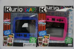 RRP £69.99 2X Kurio Snap Camera (3MP 1GB WiFi) - Blue & PINK (BUNDLE)