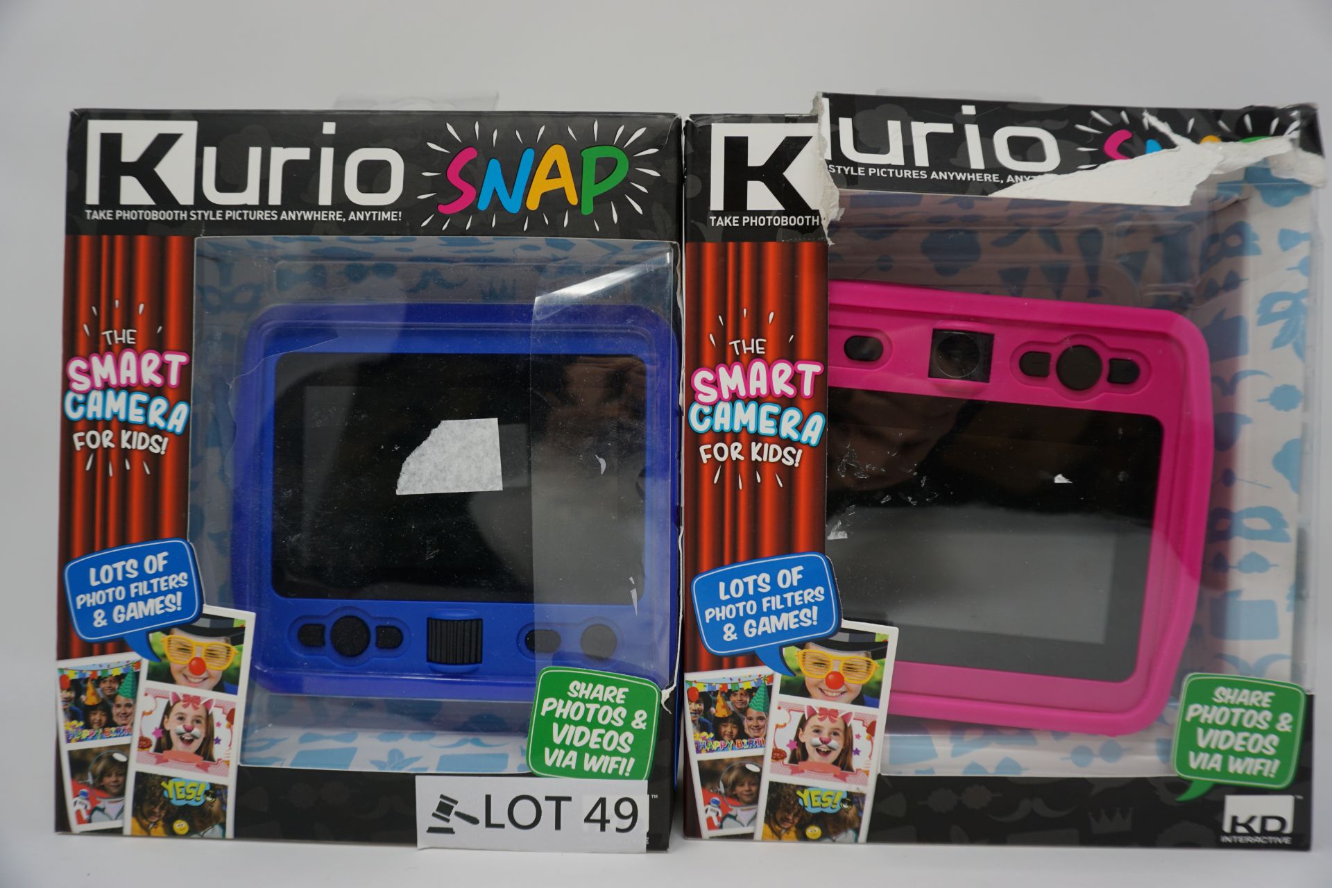 RRP £69.99 2X Kurio Snap Camera (3MP 1GB WiFi) - Blue & PINK (BUNDLE)