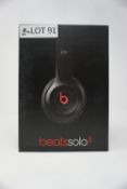 RRP £159.99 Beats By Dre Solo2 On-Ear Headphones -BLACK