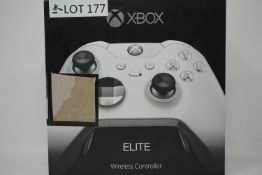 RRP £199.99 Microsoft Xbox One Elite Wireless Controller, White Special Edition