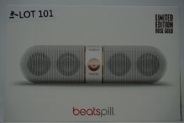 RRP £169.99 BEATS BY DR DRE PILL PORTABLE WIRELESS SPEAKER-LIMITED EDITION ROSE GOLD