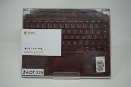 RRP £159.99 Microsoft Surface Pro Signature Type Cover - Burgundy