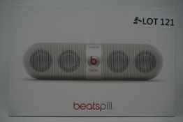 RRP £169.99 BEATS BY DR DRE PILL PORTABLE WIRELESS SPEAKER -Silver