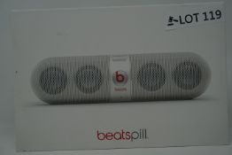 RRP £169.99 BEATS BY DR DRE PILL PORTABLE WIRELESS SPEAKER -Silver