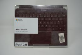 RRP £159.99 Microsoft Surface Pro Signature Type Cover - Burgundy