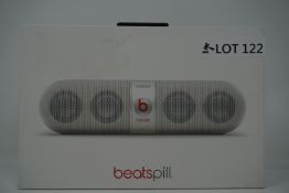 RRP £169.99 BEATS BY DR DRE PILL PORTABLE WIRELESS SPEAKER -Silver