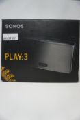 RRP £299.99 Sonos PLAY 3 Home Audio System Speaker