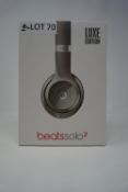 RRP £159.99 Beats By Dre Solo2 On-Ear Headphones LUXE EDITION - SILVER