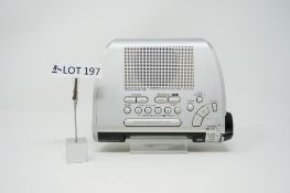 RRP ££89.00 Sony ICF-C253L Clock radio with digital wavebands SILVER