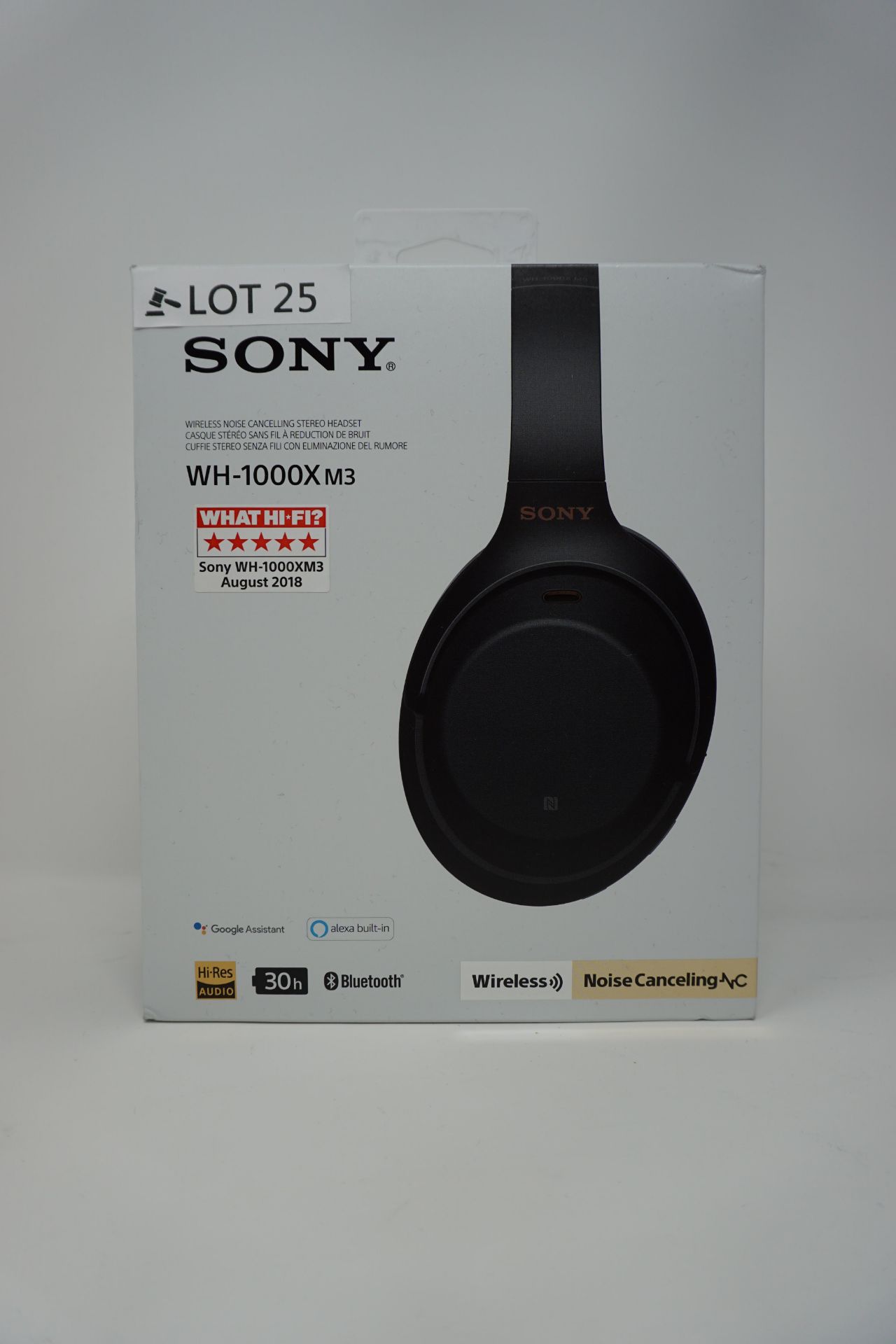 RRP £349.99 Sony WH-1000XM3 Noise Cancelling Wireless Headphones