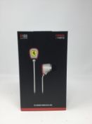 RRP £89.99 Ferrari Scuderia R100 Headphones – White