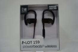 RRP £129.99 BEATS BY DR DRE POWERBEATS 3 WIRELESS EARPHONES -NEIGHBORHOOD COLLECTION -BLACK