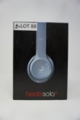 RRP £159.99 Beats By Dre Solo2 On-Ear Headphones -LIGHT BLUE