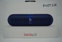 RRP £169.99 BEATS BY DR DRE PILL PORTABLE WIRELESS SPEAKER -DARK BLUE