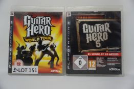 RRP £69.99 Guitar Hero World Tour and Guitar Hero 5 Games