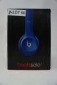 RRP £159.99 Beats By Dre Solo2 On-Ear Headphones -DARK BLUE