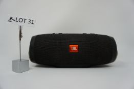 RRP £199.99 JBL Charge 3 Portable Bluetooth Speaker and Power Bank with Rechargeable Battery
