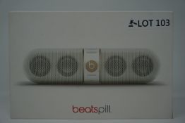 RRP £169.99 BEATS BY DR DRE PILL PORTABLE WIRELESS SPEAKER -GOLD