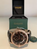 Limited Edition Hand Assembled Gamages Split Date Automatic Rose – 5 Year Warranty & Free Delivery