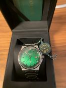 Limited Edition Hand Assembled Gamages Debonair Automatic Green– 5 Year Warranty & Free Delivery