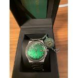 Limited Edition Hand Assembled Gamages Debonair Automatic Green– 5 Year Warranty & Free Delivery